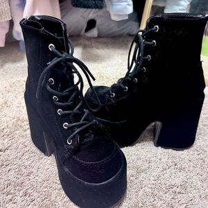 Black Platform Boots